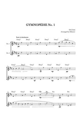  Gymnopédie No. 1, en meditativ och drömsk symfoni av enkla ackord